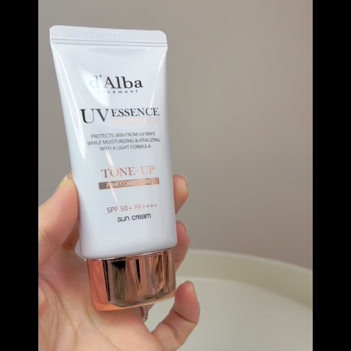 ダルバ ウォータフル トーンアップ サンクリーム(パープル)/ダルバ/日焼け止めクリームを使ったクチコミ（3枚目）