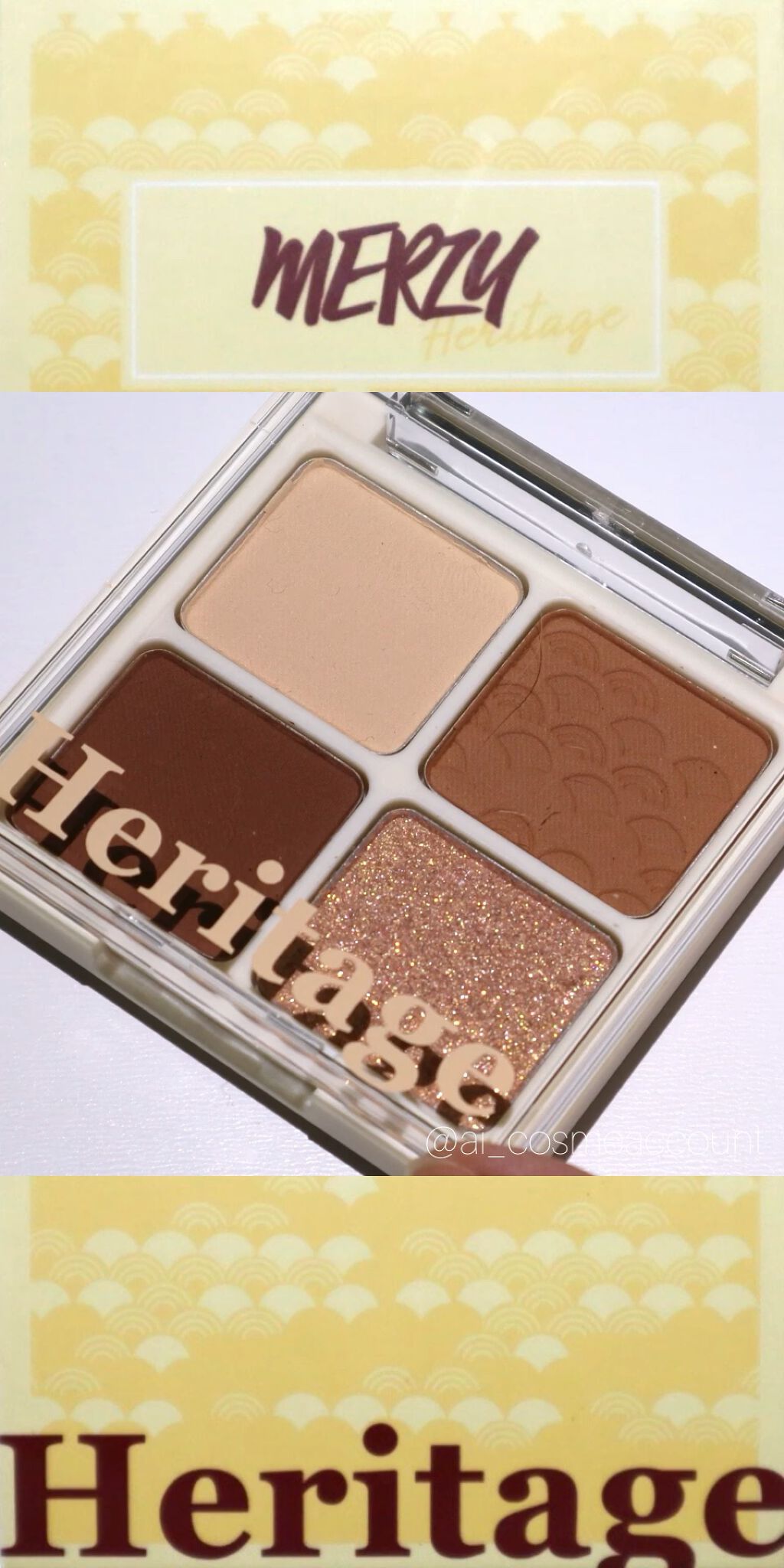 ザ ヘリテージ シャドウパレット/MERZY/アイシャドウパレットの動画クチコミ2つ目