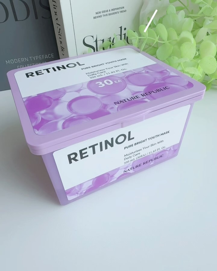 レチノールピュアブライトユースマスク30枚入/ネイチャーリパブリック/シートマスク・パックの動画クチコミ3つ目