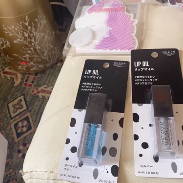 newin on LIPS 「ダイソー縛り購入品話題のリップ、ブラシ、髪長いのでくし類でした..」（1枚目）