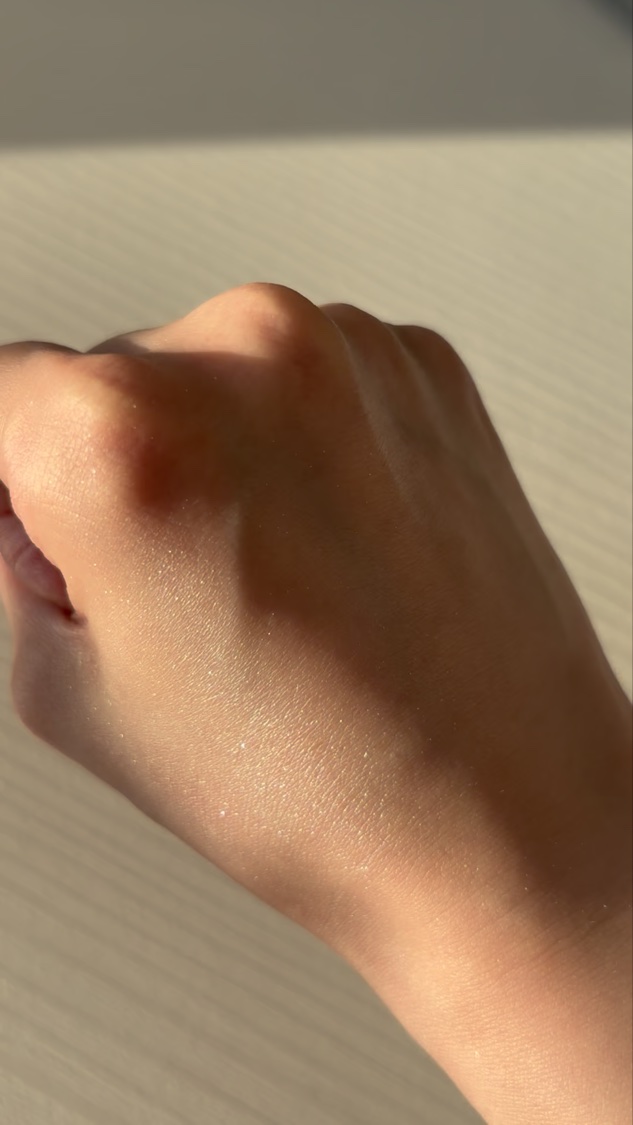 パールグロウハイライト 03 オーロラミント/CEZANNE/パウダーハイライトを使ったクチコミ（3枚目）