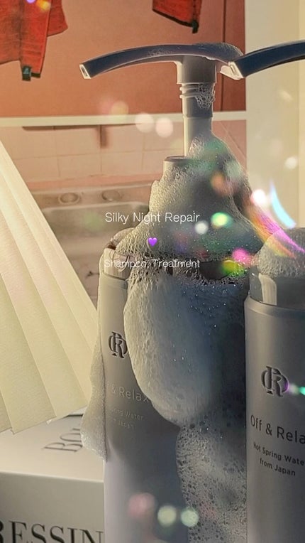 OR スパ・シャンプー/ヘアトリートメント シルキーナイトリペア/Off&Relax/市販シャンプーを使ったクチコミ(1枚目)