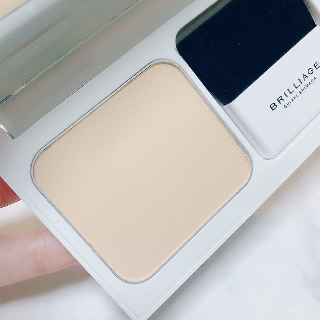 パウダリーファンデーション ソフトシャイニー/ブリリアージュ/パウダーファンデーションを使ったクチコミ（3枚目）