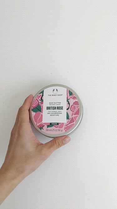 THE BODY SHOP ボディバター ブリティッシュローズのクチコミ「
THE BODY SHOP
『BODY BUTTER  BRITISH ROSE』


肌、.....」（1枚目）