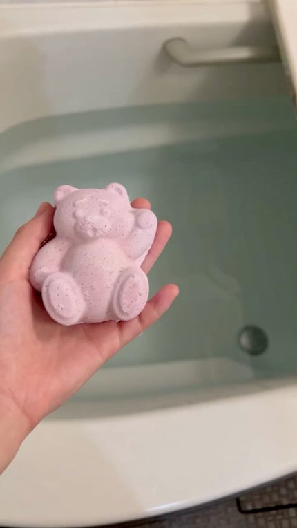 バターベア(バスボム)/ラッシュ/炭酸系入浴剤の人気ショート動画