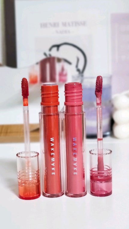 ウォーターブラーリングフィクシングティント/wakemake/リップティントの人気ショート動画