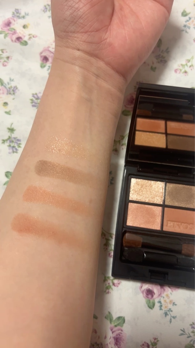 ミネラルクラッシィシャドー ブリックオレンジ/エトヴォス/アイシャドウパレットを使ったクチコミ（2枚目）