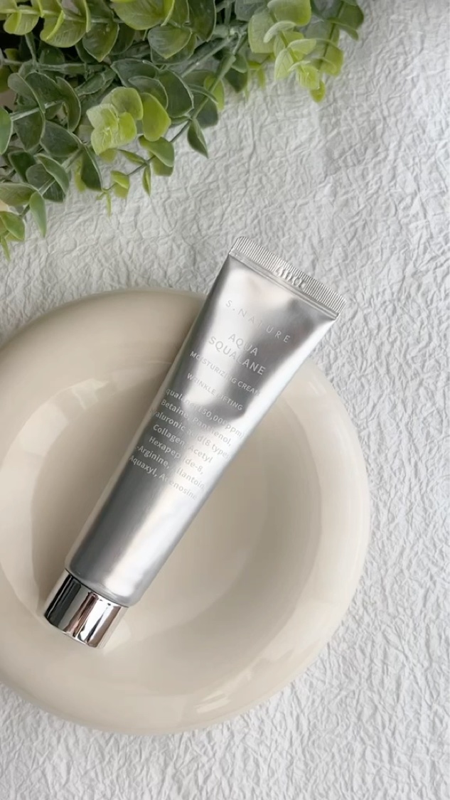 アクアスクワランモイスチャークリーム/S.NATURE/フェイスクリームを使ったクチコミ（2枚目）