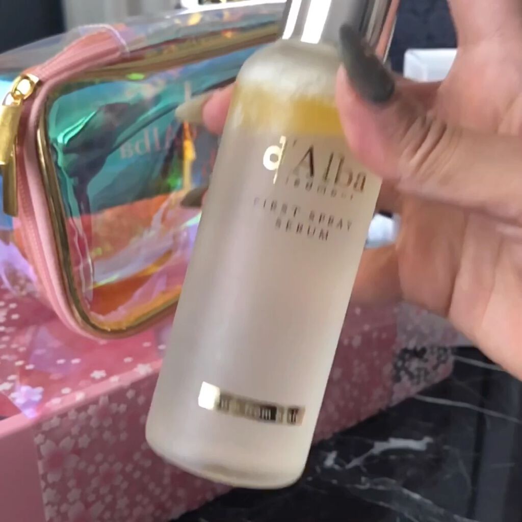 ダルバ ホワイトトリュフファーストスプレーセラム/ダルバ/ミスト状化粧水を使ったクチコミ（3枚目）