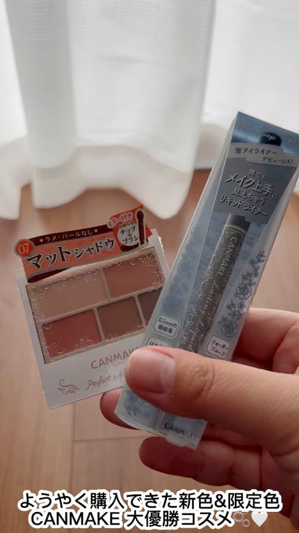 ラスティングリキッドライナー/キャンメイク/リキッドアイライナーの人気ショート動画