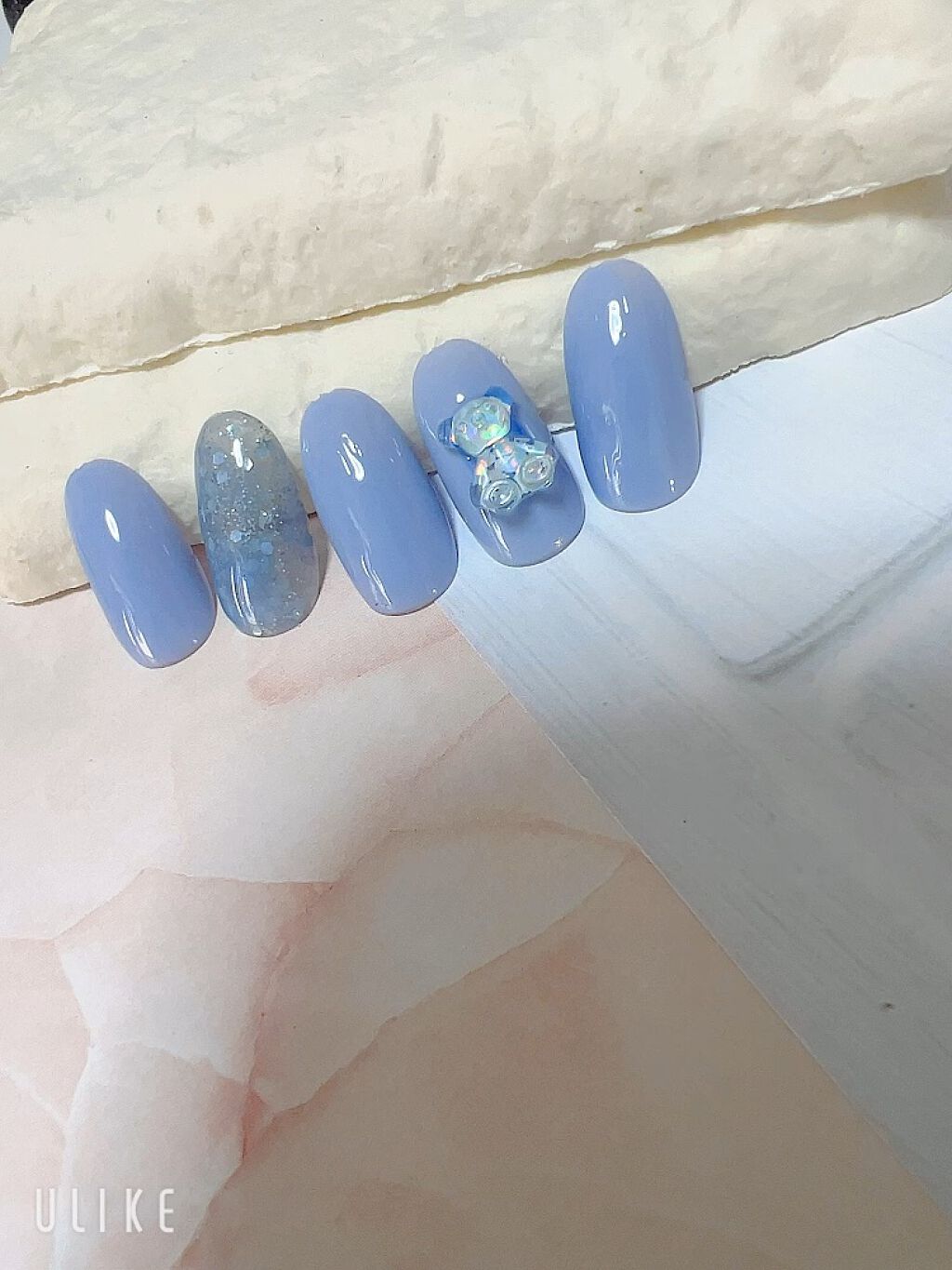 ジェルネイル（ライト対応）/セリア/ジェルネイルを使ったクチコミ（1枚目）