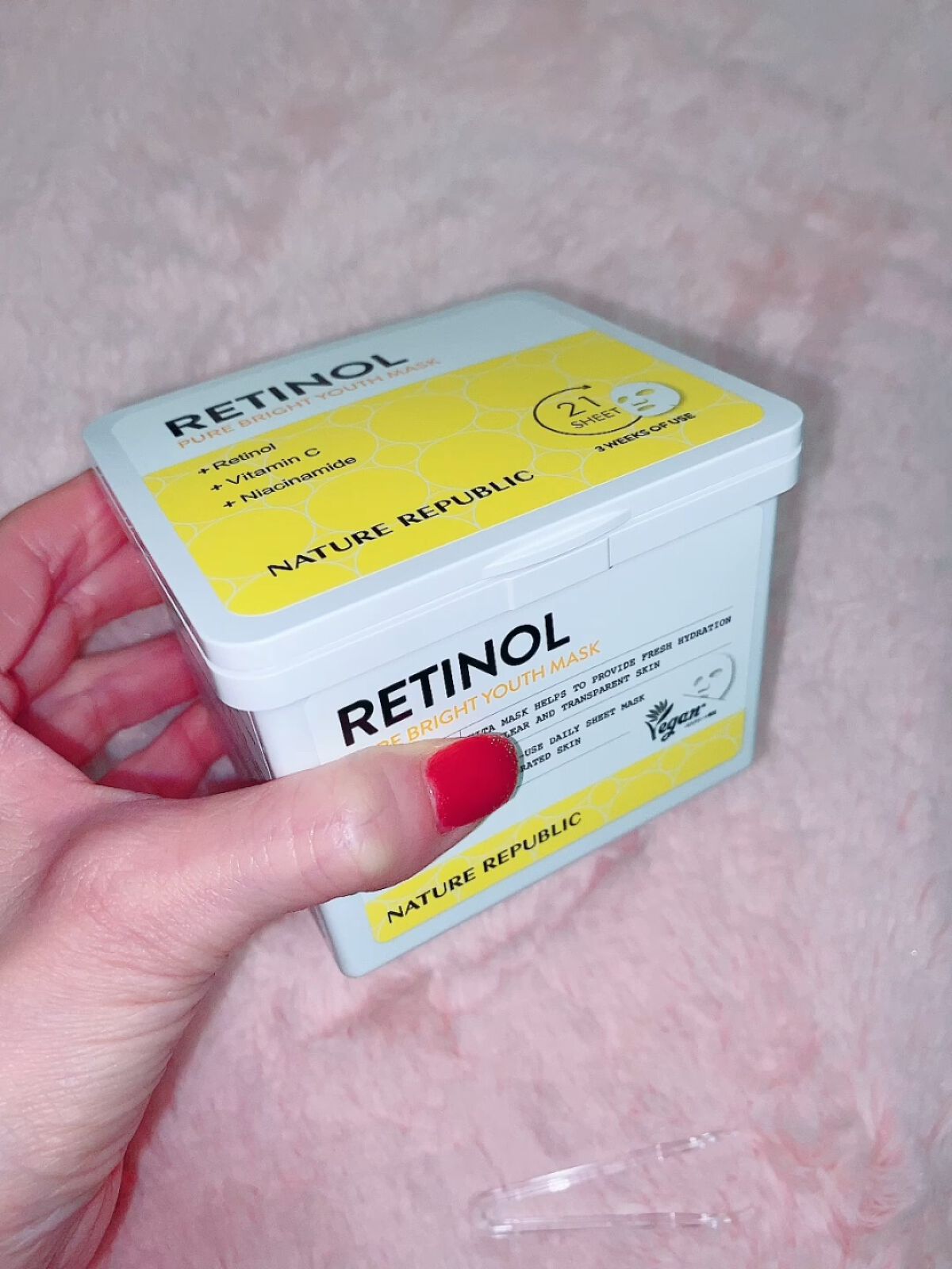 キューブマスク レチノール/ネイチャーリパブリック/シートマスク・パックの人気ショート動画