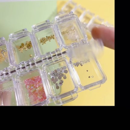 デコパーツケース 12マス(1コマづつ開けて使用可能)/セリア/その他を使ったクチコミ(3枚目)