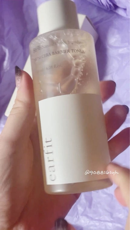 バイオム セラ バリア トナー/earfit/化粧水を使ったクチコミ(3枚目)
