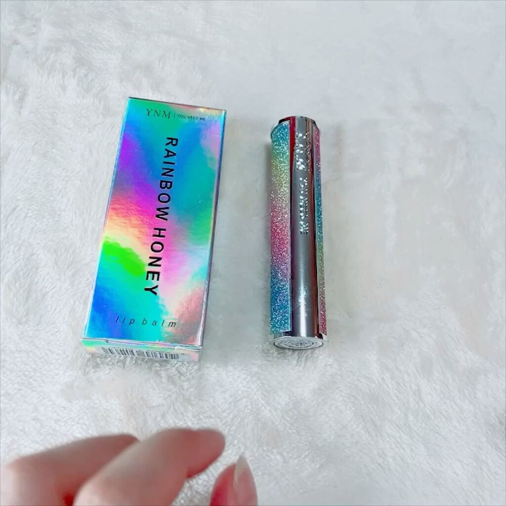 YNM  レインボーハニーリップバーム/YNM/リップバームの動画クチコミ2つ目