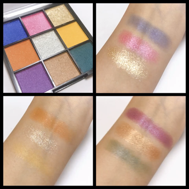 UR GLAM　BLOOMING EYE COLOR PALETTE/U R GLAM/アイシャドウパレットを使ったクチコミ（2枚目）