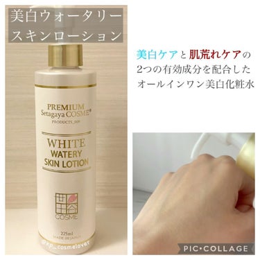 美白ウォータリースキンローション/世田谷コスメ/化粧水を使ったクチコミ（1枚目）