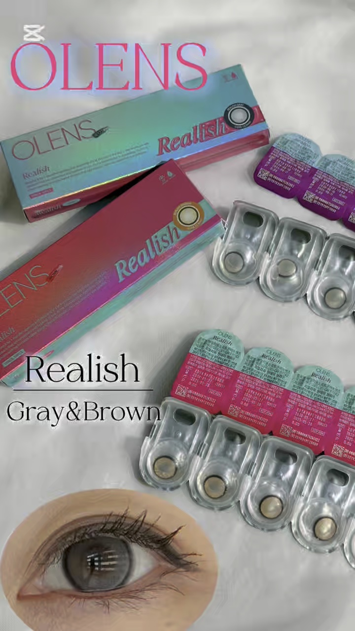 Realish 1day/OLENS/ワンデー（１DAY）カラコンの動画クチコミ2つ目