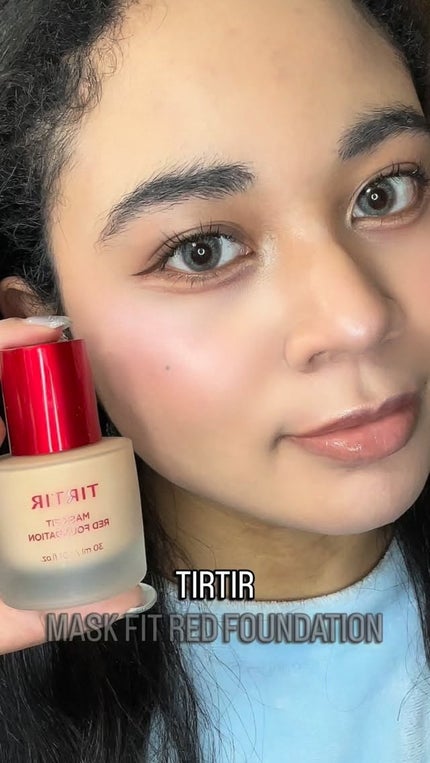 マスクフィットレッドファンデーション/TIRTIR(ティルティル)/リキッドファンデーションの人気ショート動画