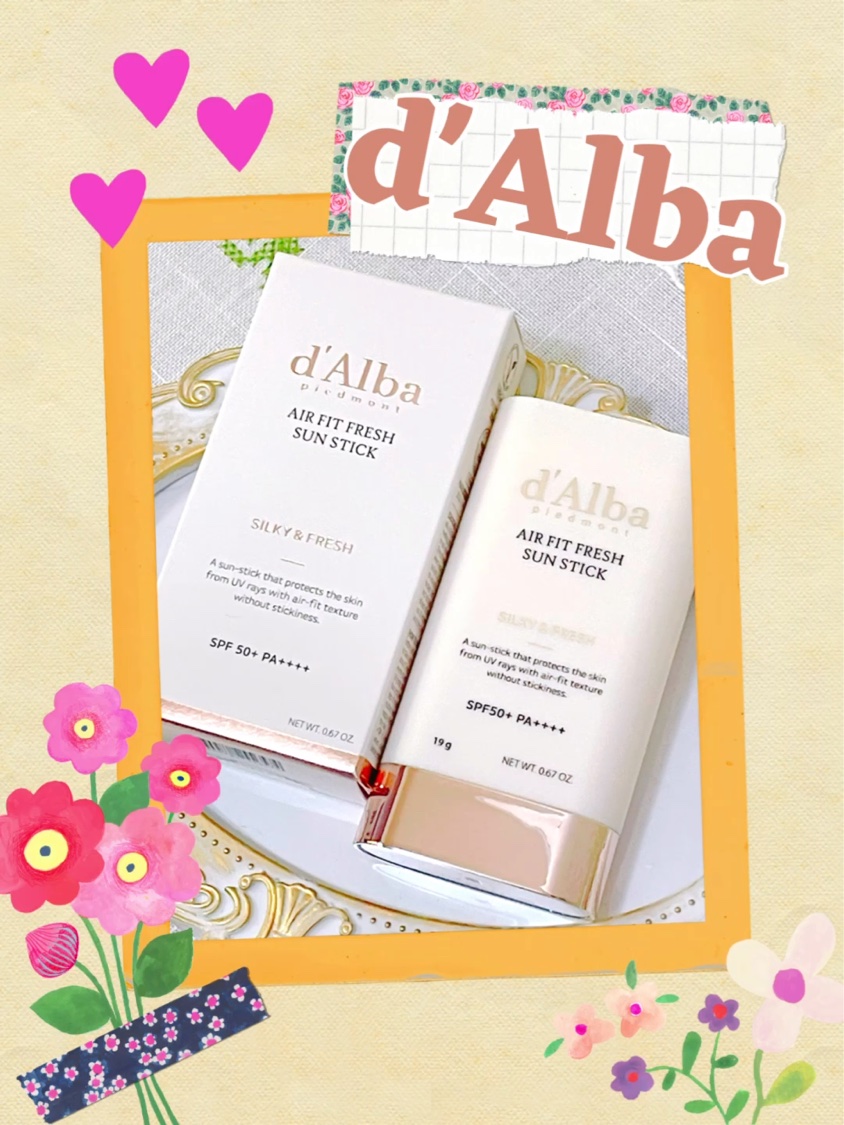 エアーフィットフレッシュサンスティック/ダルバ/日焼け止めスティックを使ったクチコミ（1枚目）