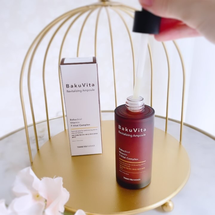 バクビタリバイタライジングアンプル/THANK YOU FARMER/美容液の動画クチコミ4つ目