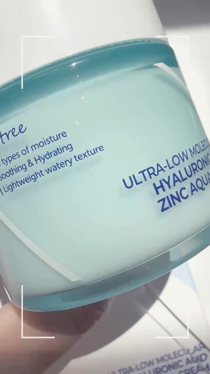 超低分子ヒアルロン酸ジンク水分クリーム/Isntree/フェイスクリームの人気ショート動画