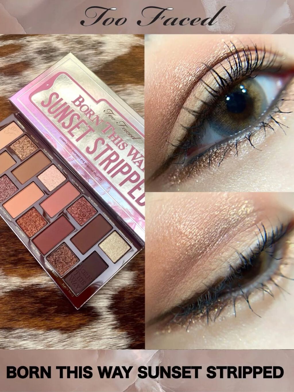 ボーン ディス ウェイ ザ ナチュラル ヌード アイシャドウ パレット/Too Faced/アイシャドウパレットの人気ショート動画