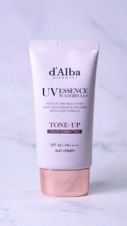 ウォータフルトーンアップサンクリーム/ダルバ/日焼け止めクリームの人気ショート動画