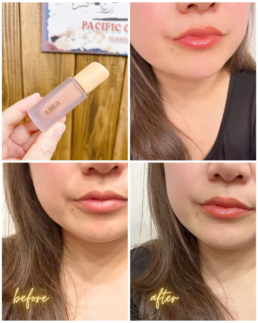 フルーティーグラムティント/Laka/リップティントを使ったクチコミ（3枚目）