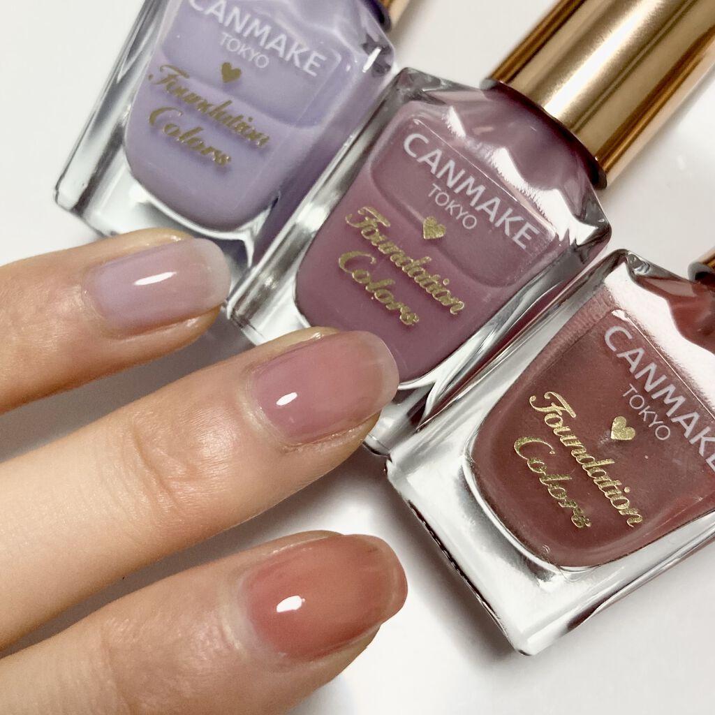 ファンデーションカラーズ/キャンメイク/マニキュアを使ったクチコミ（2枚目）