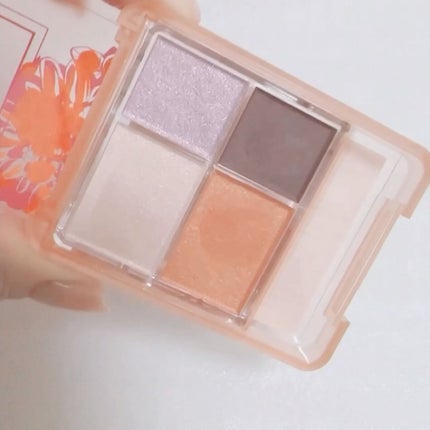 グラデーション アイシャドウ/ちふれ/アイシャドウパレットを使ったクチコミ(4枚目)