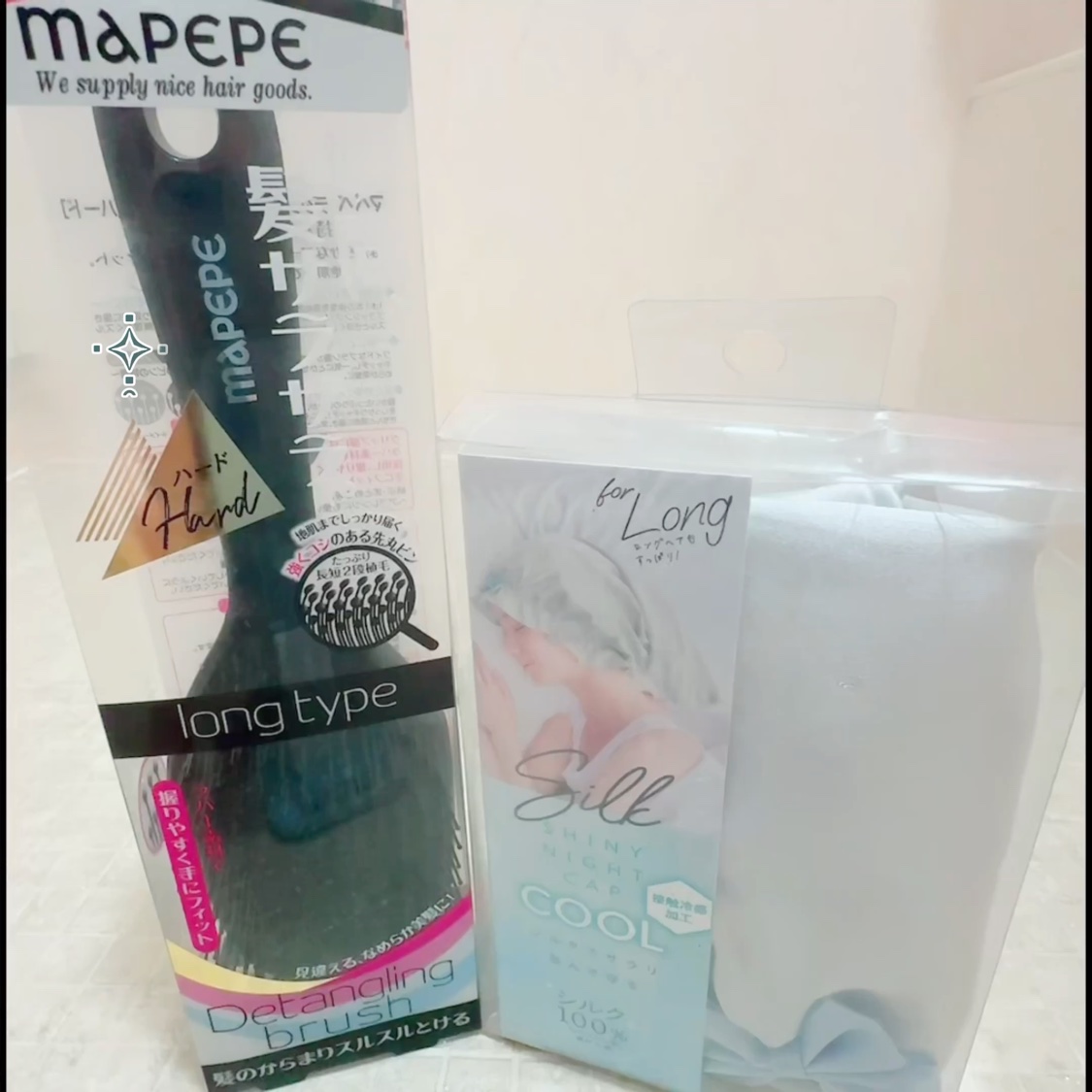 デタングリングブラシ ロング/マペペ/ヘアブラシの動画クチコミ2つ目