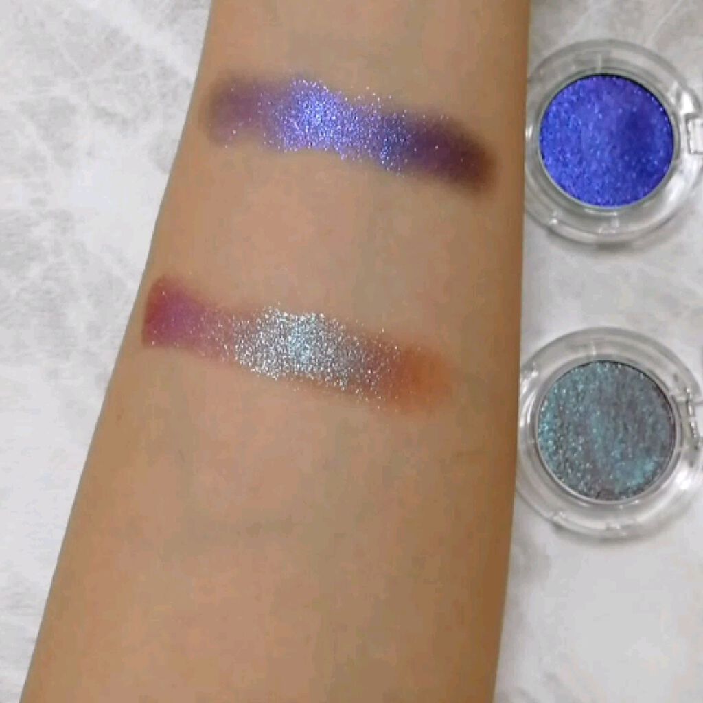 マルチグリッターカラー/ENBAN TOKYO/単色アイシャドウを使ったクチコミ（3枚目）