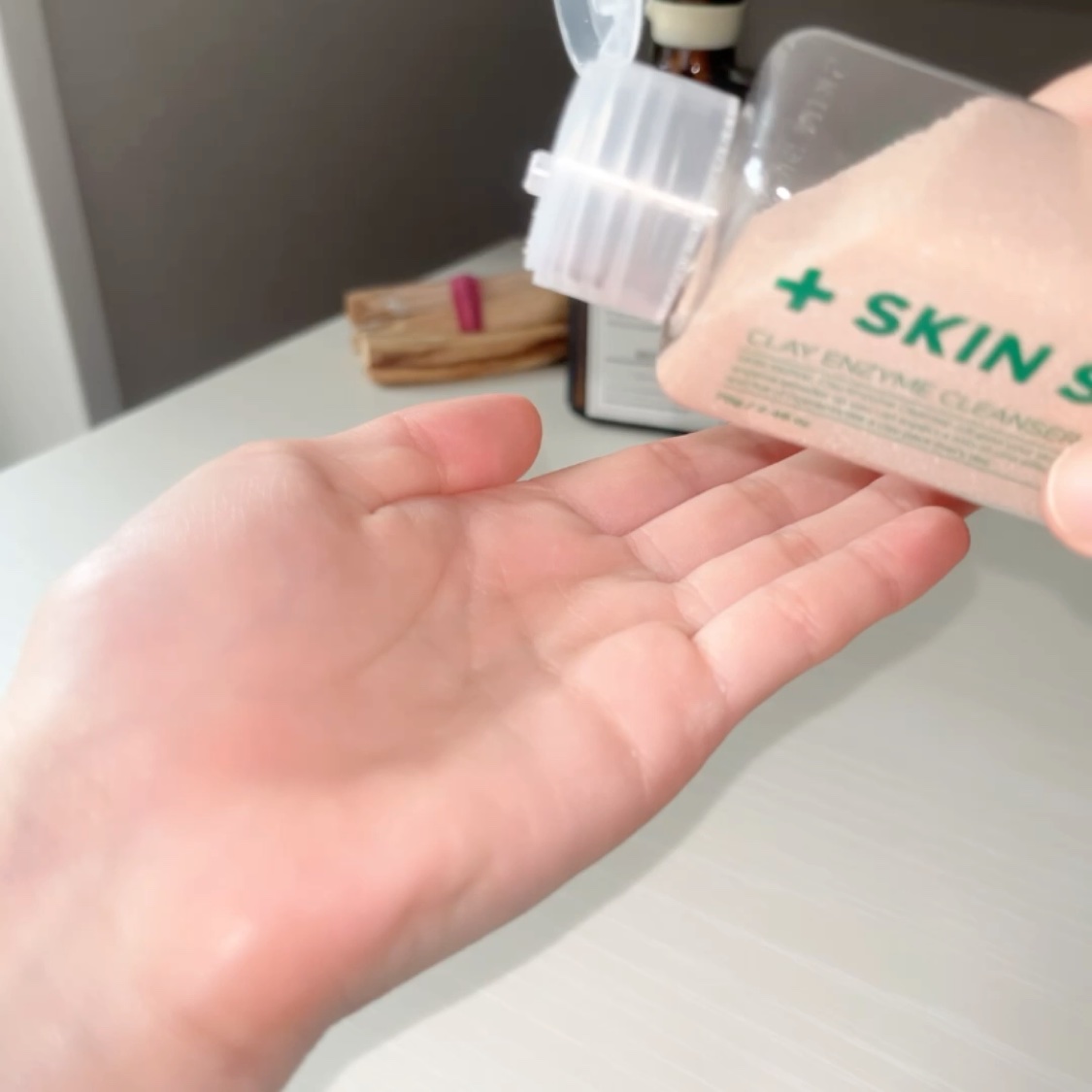 ピンククレイ酵素クレンザー/SKIN SIGNAL/洗顔パウダーを使ったクチコミ（2枚目）