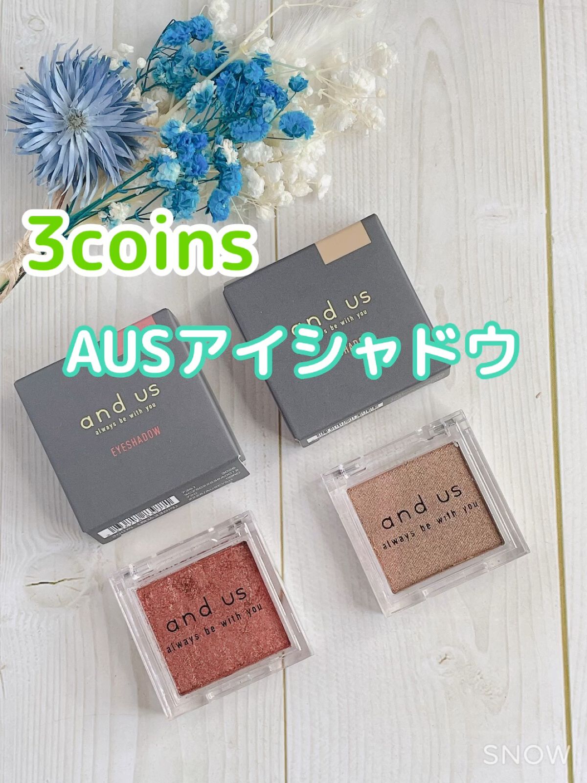 andus アイシャドウ/3COINS/単色アイシャドウの動画クチコミ1つ目