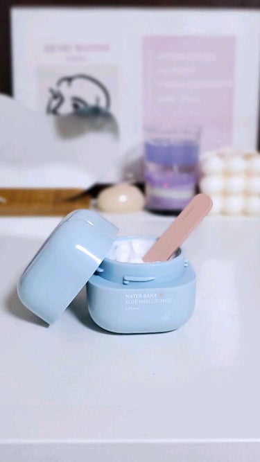 LANEIGE ウォーターバンク クリーム (乾燥肌用)のクチコミ「【LANEIGE】ウォーターバンクブルーヒアルロニッククリーム

✧累計販売個数1,300万個.....」（1枚目）