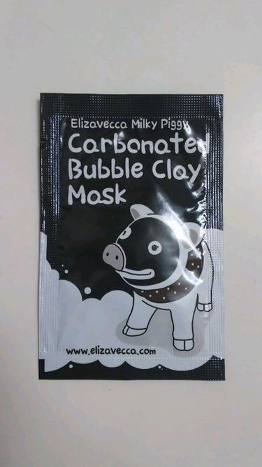 Carbonated Bubble Clay Mask/Elizavecca/洗い流すパック・マスクを使ったクチコミ（1枚目）