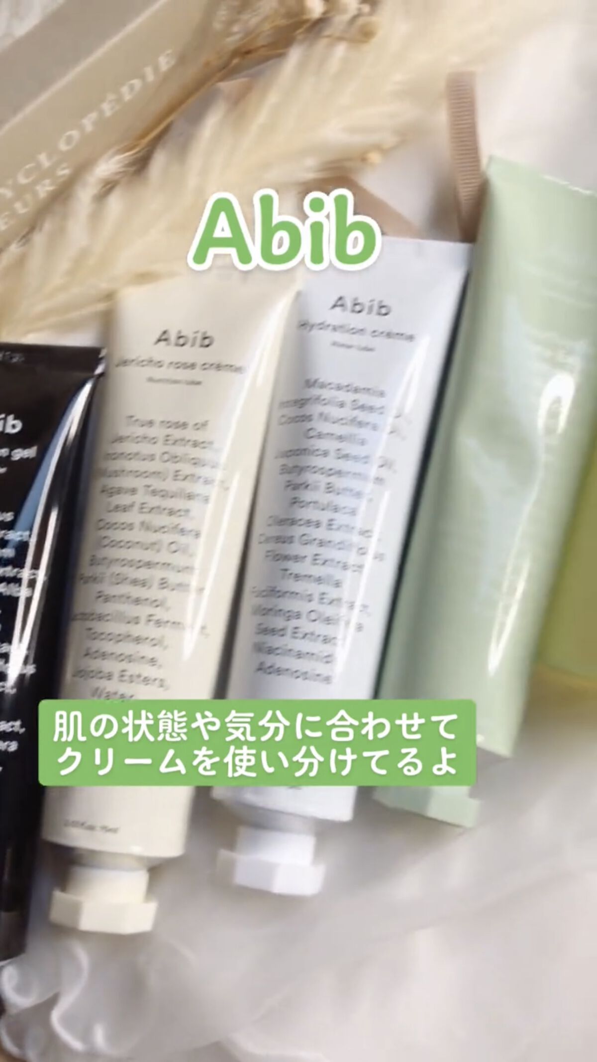 復活草クリーム ニュートリションチューブ/Abib /フェイスクリームの人気ショート動画