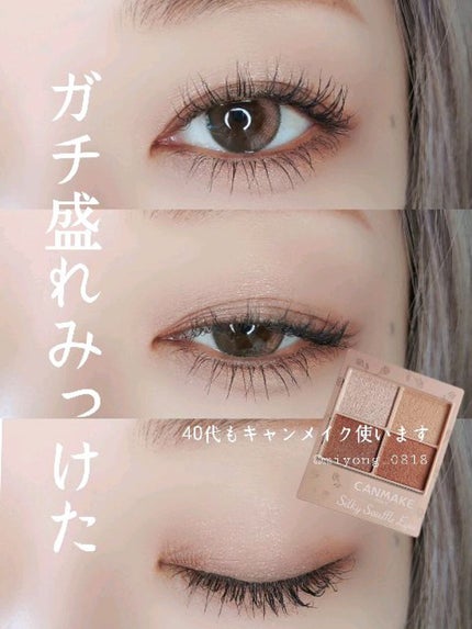 シルキースフレアイズ(マットタイプ)/キャンメイク/アイシャドウパレットの人気ショート動画