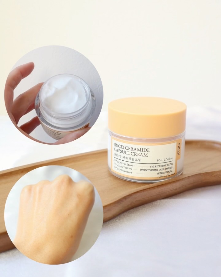 米セラミドカプセルクリーム/FULLY/フェイスクリームを使ったクチコミ（3枚目）