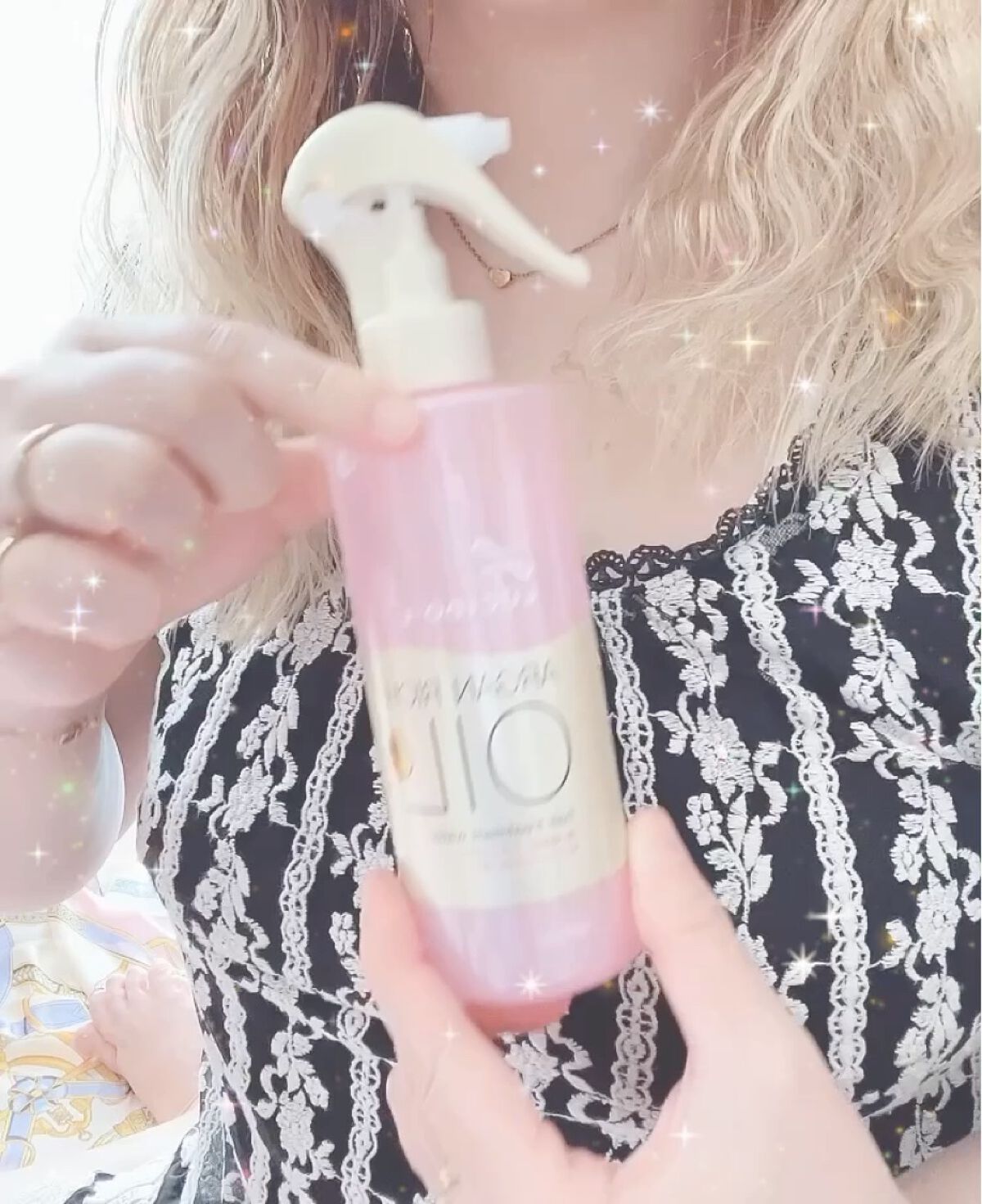 オイルトリートメント #シャイニーヘアウォーター/ルシードエル/ヘアオイルの動画クチコミ1つ目