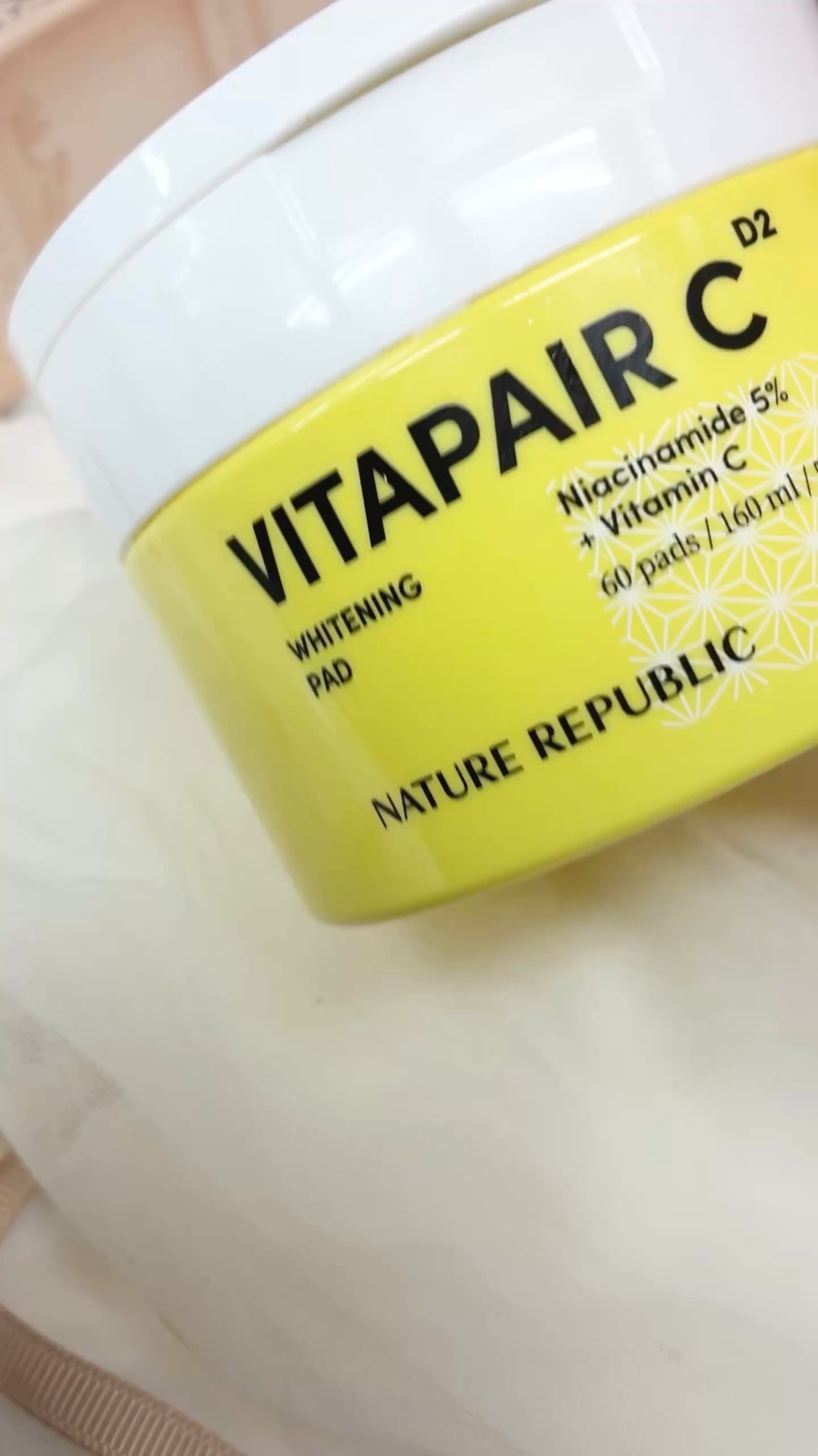 ビタペアC 美容液パッド/ネイチャーリパブリック/トナーパッドの人気ショート動画