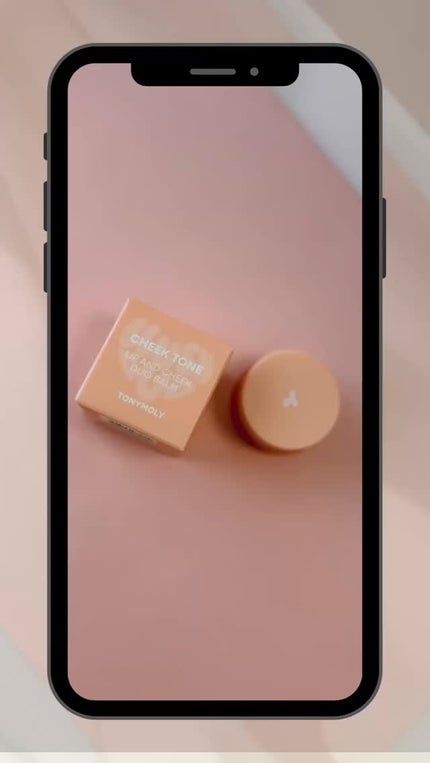 チークトーン リップ&チーク デュオバーム/TONYMOLY/口紅の人気ショート動画