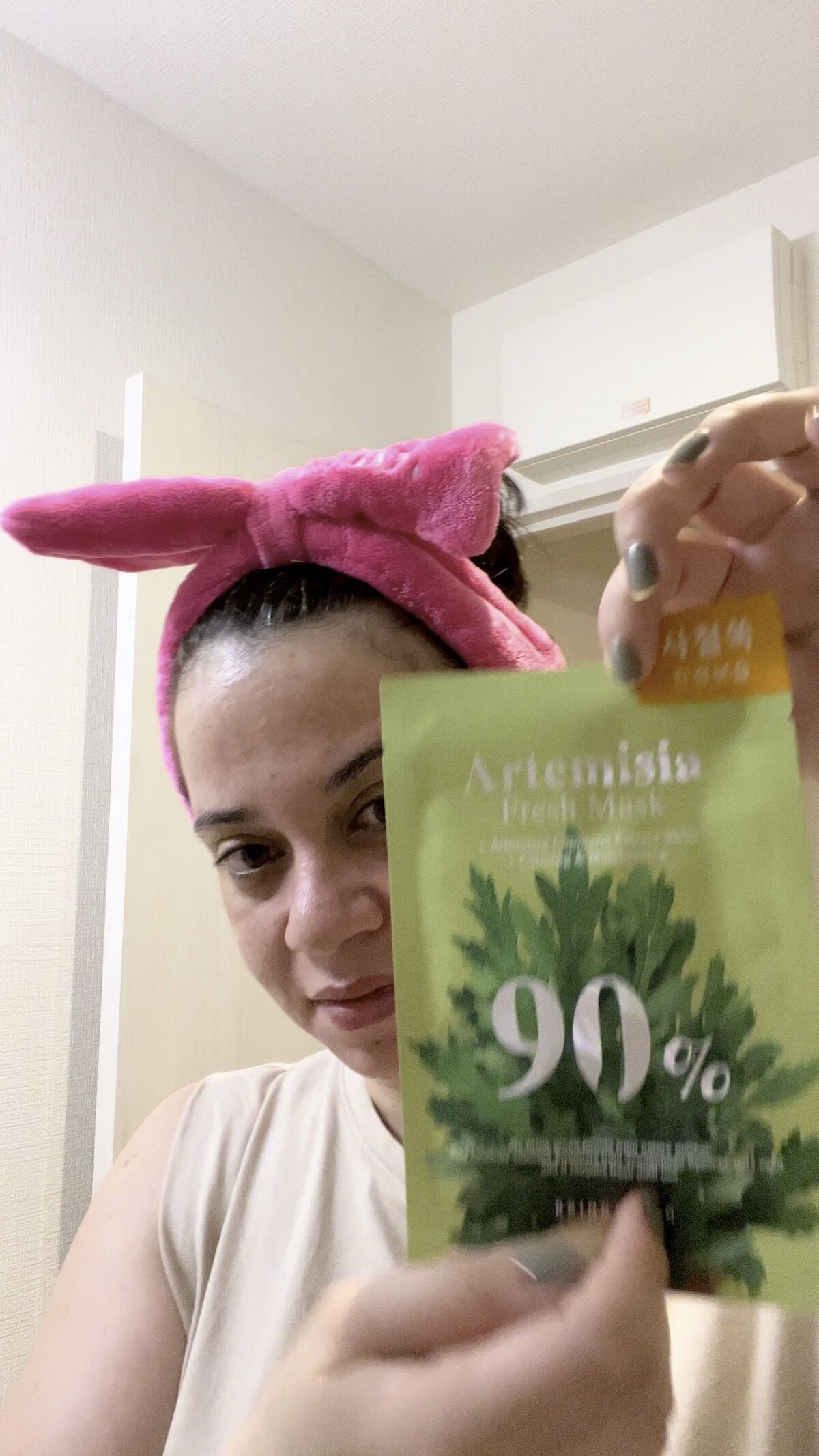 カワラヨモギ90%フレッシュマスク/BRING GREEN/シートマスク・パックを使ったクチコミ（1枚目）