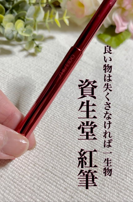 リップブラシ(レッド)N 407/SHISEIDO/メイクブラシの人気ショート動画