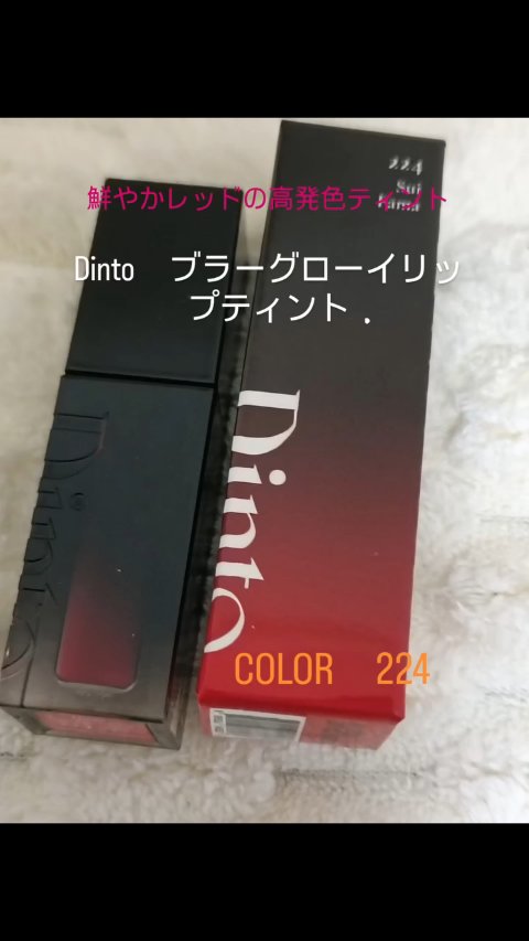 ブラーグロイリップティント/Dinto/リップティントを使ったクチコミ（1枚目）