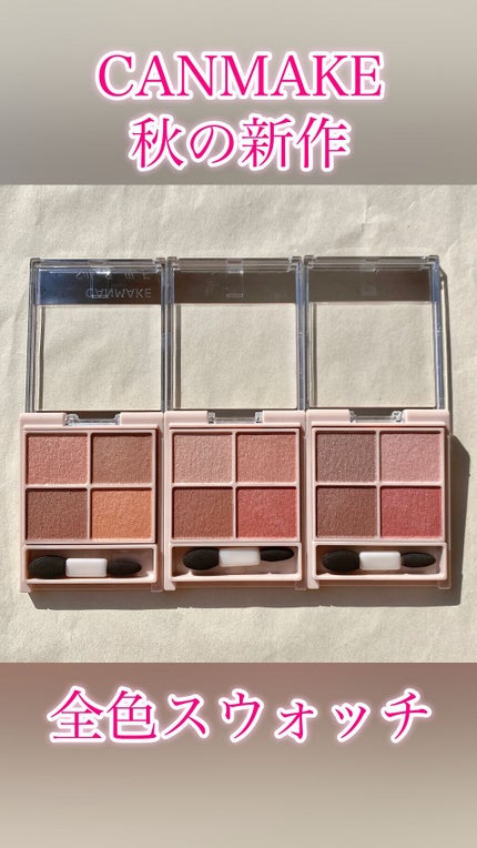 シルキースフレアイズ(マットタイプ)/キャンメイク/アイシャドウパレットの人気ショート動画