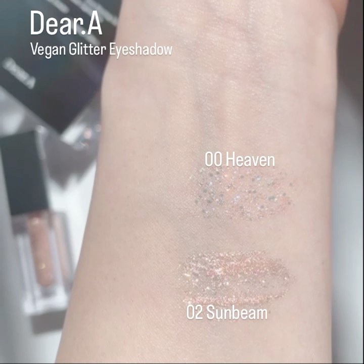 グリッターアイシャドウ/Dear.A/グリッターを使ったクチコミ（2枚目）