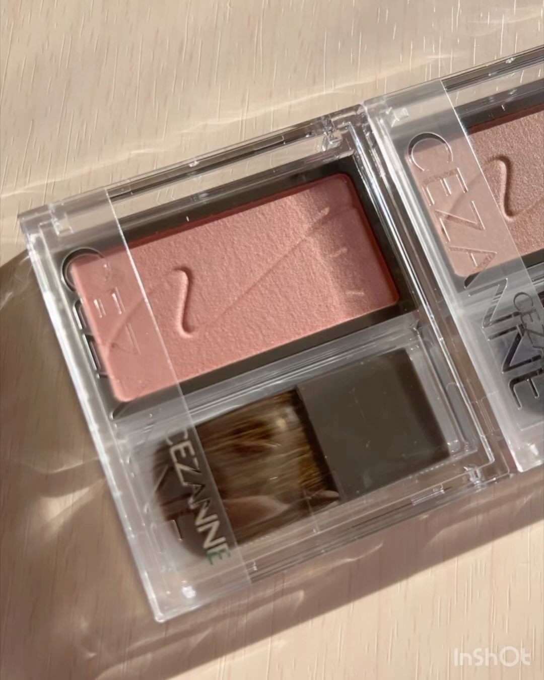 チークブラッシュ/CEZANNE/パウダーチークを使ったクチコミ（3枚目）