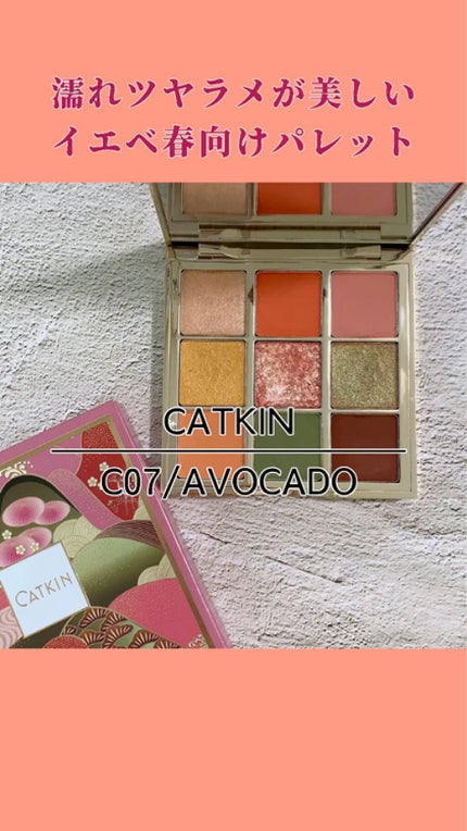 長相思シリーズ 9色アイシャドウパレット/CATKIN/アイシャドウパレットの人気ショート動画